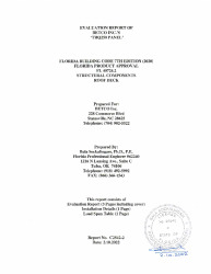 PR INSTL DOCS FL40724 R0 II EVALUATIONREPORTC2542 2
