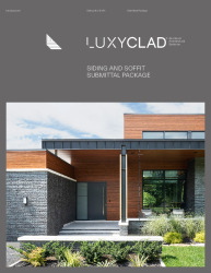 PR Instl Docs FL41089 R1 II LUXYCLAD-SIDING AND SOFFIT SUBMITTAL PACKAGE