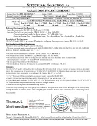 PR TECH DOCS FL41160 R0 AE IRC-1218-165-26-F EVALUATION REPORT 7-16 FL