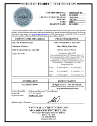 PR CERTIFICATE FL41161 R1 C CAC NI015604.01-R1