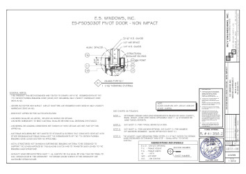 PR Instl Docs FL41358 R0 II ES-PSD5030T PIVOT DOOR NI FL41358.2 REV04.27.2022 ss