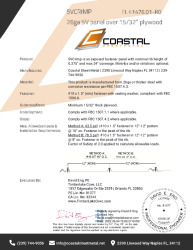 PR INSTL DOCS FL41476 R0 II 26GA 5V PLYWOOD