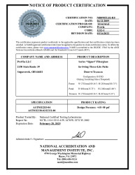 PR CERTIFICATE FL41481 R0 C CAC NI009851.02-R8
