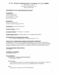 PR TECH DOCS FL41532 R0 AE EVALUATION REPORT WWS-402