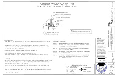 PR Instl Docs FL41538 R0 II SPA 150 window wall LMI and SMI FL41538.1 AD22-16 REV06.08.2022-SS