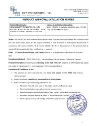 PR TECH DOCS FL41538 R0 AE EVALUATION REPORT - SPA 150 WINDOW WALL 06.08.2022 SS