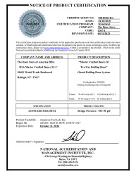 PR CERTIFICATE FL41541 R0 C CAC NI010201-R3