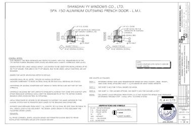 PR Instl Docs FL41579 R0 II SPA150 FRENCH DOOR - FL41579 AD22-24 rev 06.08.2022-ss