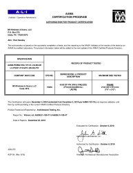 PR CERTIFICATE FL41600 R1 C CAC APC(15850)A6008.01-109-47,A6009.01-109-47 ULD WAIVER(120224)