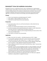 PR Instl Docs FL41620 R0 II Roloshield Prime SA Installation Instructions