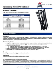 PR INSTL DOCS FL41667 R0 II 12-ROOF-FASTENERS-SPEC - WEBSITE3