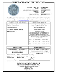 PR CERTIFICATE FL41795 R0 C CAC NI015604.06-R2