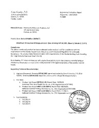 PR TECH DOCS FL5889 R4 AE ENGINEERING REPORT 2015-0004