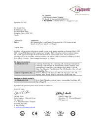 PR CERTIFICATE FL7006 R10 C CAC LETTER - ASTM E108 LETTER - (9-26-2017)