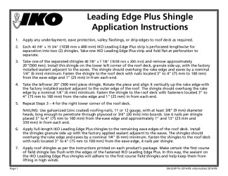 PR INSTL DOCS FL7006 R10 II ROOFING-PRODUCTS-LEADING-EDGE-PLUS-APPLICATION-EN(1)