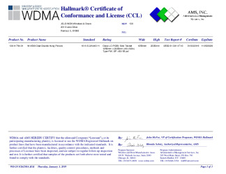 PR CERTIFICATE FL10297 R14 C CAC 130-H-794.01