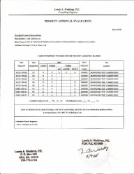 PR TECH DOCS FL10467 R5 AE FL PRODUCT APPROVAL EVALUATION REPORT FL500