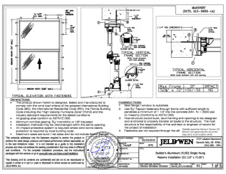 PR INSTL DOCS FL10970 R7 II DP-50 52.125X72 INSTALLATION INSTRUCTIONS