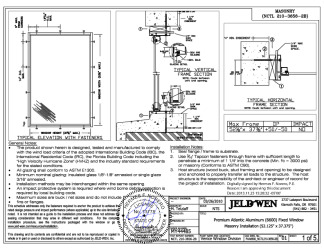 PR INSTL DOCS FL10971 R8 II DP50 52.125X37.375 INSTALLATION INSTRUCTIONS