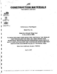 PR TECH DOCS FL11143 R5 TR PRI TEST REPORT