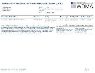 PR CERTIFICATE FL11147 R6 C CAC CCL 411-H-789-23