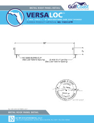 PR INSTL DOCS FL11651 R3 II FL11651 8 R3 METAL ROOF PANEL DETAIL-SIGNED