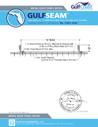 PR Instl Docs FL11651 R3 II FL11651 10 R3 Metal Roof Panel Detail-signed