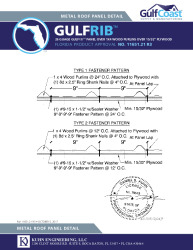 PR Instl Docs FL11651 R3 II FL11651 21 R3 Metal Roof Panel Detail-signed