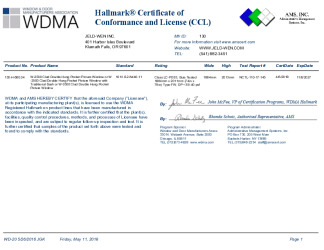 PR CERTIFICATE FL11726 R21 C CAC CCL 130-H-660.04
