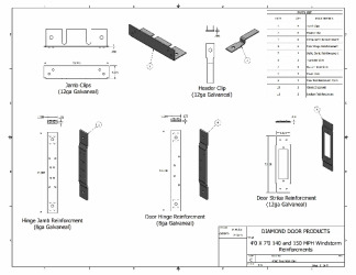 PR INSTL DOCS FL12873 R3 II 4070 140 AND 150 MPH WINDSTORM REINFORCMENTS