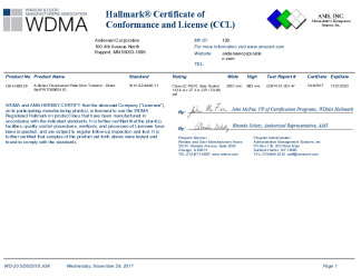 PR CERTIFICATE FL13074 R8 C CAC FL13074 19 CCL