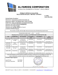 PR TECH DOCS FL13691 R3 AE NS-MAHOGANY OUTSWING DOOR (NI) - PAE 2014