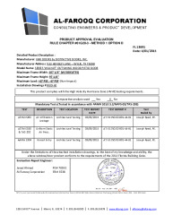 PR TECH DOCS FL13691 R3 AE WALNUT OUTSWING WOOD PATIO DOOR (NI) - PAE 2014