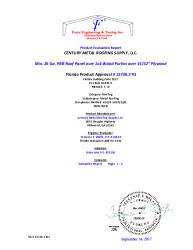 PR INSTL DOCS FL13738 R3 II 26 GA. PBR PANEL OVER 1X4 WOOD PURLIN - SECURED