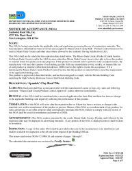 PR INSTL DOCS FL13777 R4 II NOA NO. 17-0719.08 SPANISH
