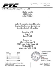 PR Instl Docs FL13844 R4 II Report1670 PellaImperviaMullion Rev3 withAppendixes ss