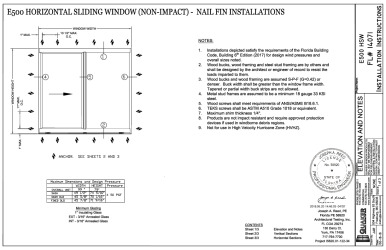 PR Instl Docs FL14071 R7 II E500 Installation Drawings JAR 20JUN18