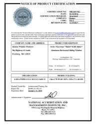 PR CERTIFICATE FL14071 R7 C CAC K200 SL (NI011857-R2)