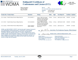 PR CERTIFICATE FL14189 R5 C CAC 411-H-1120 FOR 14189.5