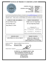 PR CERTIFICATE FL14252 R4 C CAC NI010575-R1
