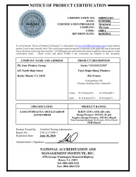 PR CERTIFICATE FL14252 R4 C CAC NI009512-R3