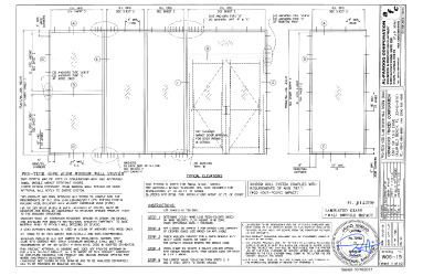 PR INSTL DOCS FL14289 R5 II SS - PRO-TECH 45SG WW (SMI)-2017 DWG W06-15