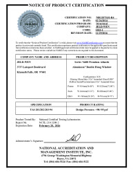 PR CERTIFICATE FL14463 R6 C CAC NI011875 01-R4