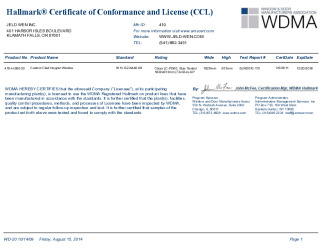 PR CERTIFICATE FL14546 R4 C CAC CCL 419-H-990.00