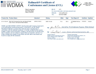 PR CERTIFICATE FL14892 R5 C CAC FL14892 8