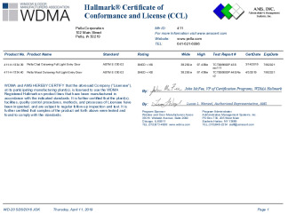 PR CERTIFICATE FL14892 R5 C CAC FL14892 16