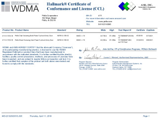 PR CERTIFICATE FL14892 R5 C CAC FL14892 17