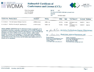PR CERTIFICATE FL14892 R4 C CAC FL14892 16