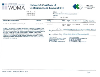 PR CERTIFICATE FL14896 R4 C CAC FL14896 12