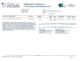 PR CERTIFICATE FL14896 R4 C CAC FL14896 13